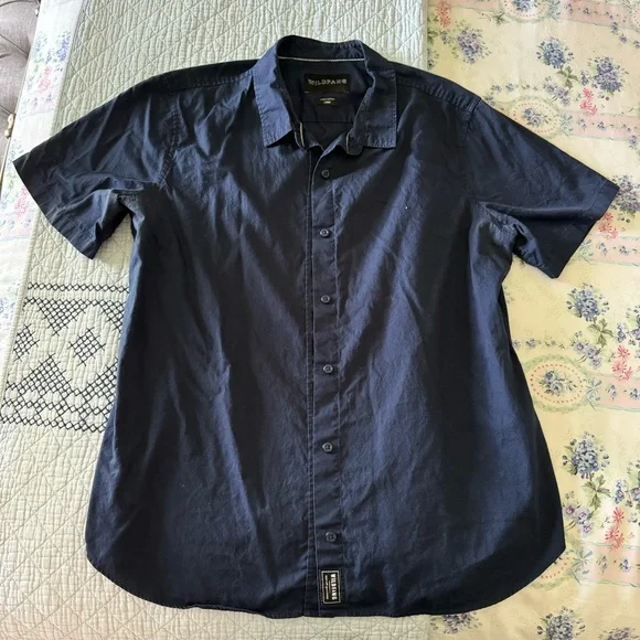 Navy blue Wildfang Oxford shirt - Picture 1 of 2
